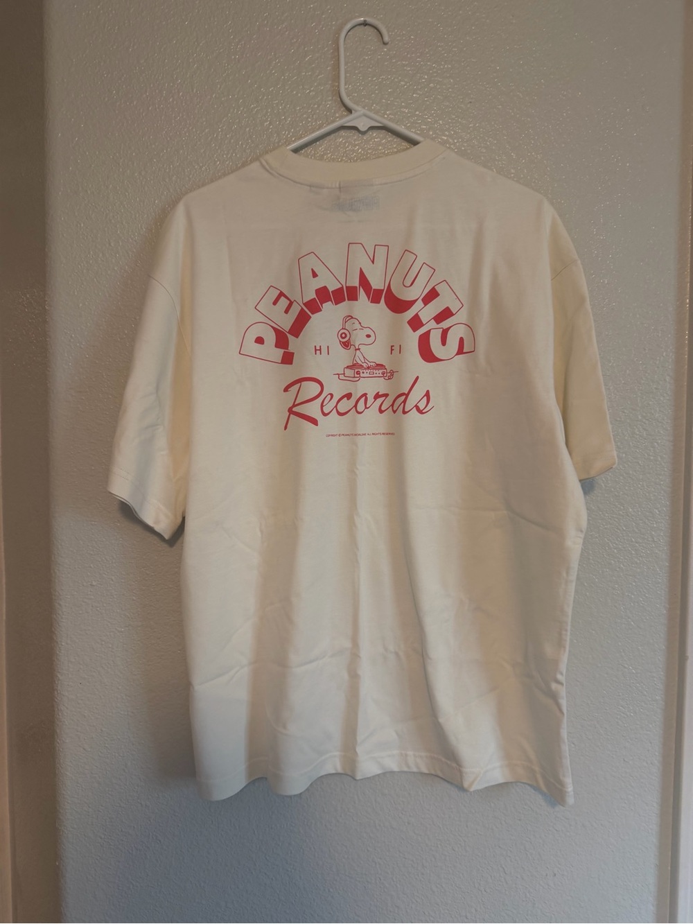 NWT ASOS - Only & Sons oversized t shirt with snoopy back and chest prints